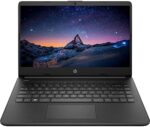 2022 HP Premium 14-inch HD Thin and Light Laptop, Intel Dual-Core Processor, 16GB RAM, 64GB Storage, Long Battery Life, Webcam, Bluetooth, HDMI, Wi-Fi, Black, Windows 11 + 1 Year Microsoft 365