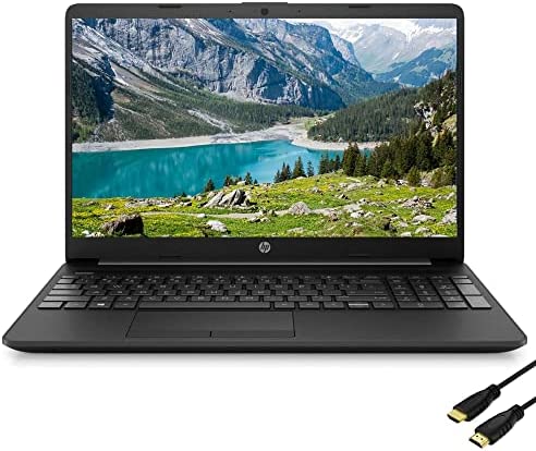 HP 15 Inch Business and Student FHD IPS Display Laptop Intel Celeron N4020, Upto 9 Hours Battery Life Windows 10 S, with HDMI Cable 1Year Office 365 Included (4GB | 128GB SSD, Inter Celeron N4020)
