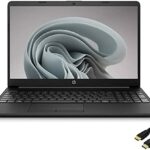 HP 15 Inch Business and Student FHD IPS Display Laptop Intel Celeron N4020, Upto 9 Hours Battery Life Windows 10 S 8GB DDR4 RAM, 256GB SSD, with HDMI Cable 1Year Office 365 Included