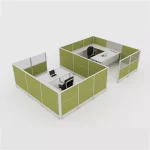 Wholesale Aluminum Frame Dividers Cubicle aluminium Office Partition For Sale From Manufacturer