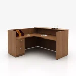 Simple Design Wooden Reception Desk