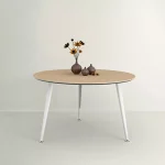 Modern Design Metal Frame Round Shaped Chatting Table