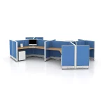 Hot Selling Modern Modular Workstation 6 small cubicle office space