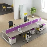 Foshan Office Desk Modern 6 Seater Office Workstations