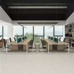 Modern Office Desk Linear 8 Seater Office Workstations