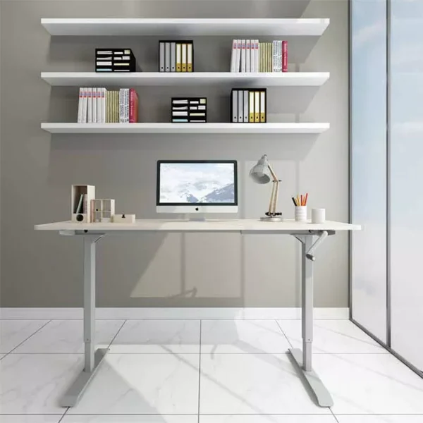 Standing manual frame table leg height adjustabledesk China factory