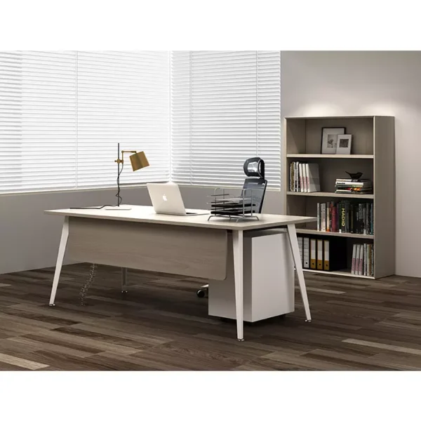Factory Supply Wholesale Price Office Desk Simple Design Wood Executive Desk From Manufacturer In China