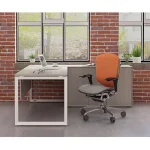 Low Price MDF Desktop Office Desk Modern Executive Desk Through Factory In China