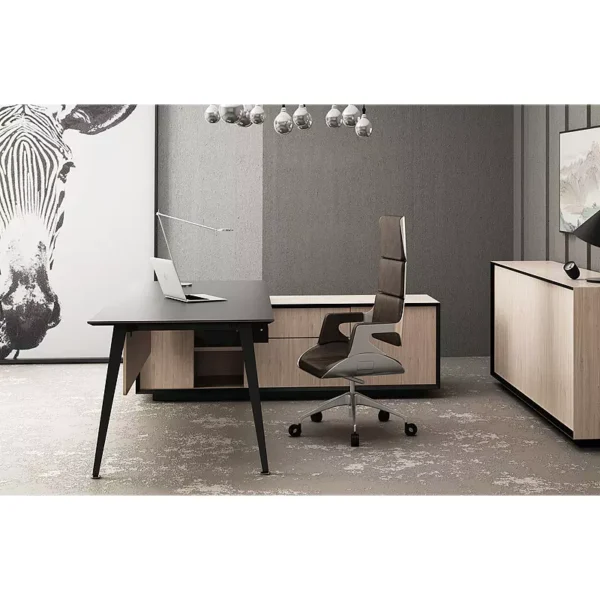 High End Metal Frame Office Desk Large Manager Desk