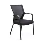 4 Legs Waiting Room Armless Mesh Guest Chair