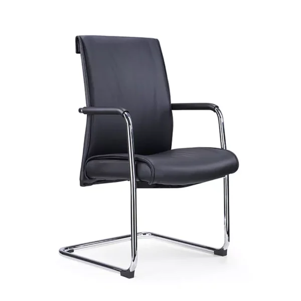 Modern Meeting Office Chairs Leather Visitor Chair