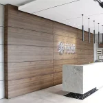 Modern europe style interior partition wall panel wooden materials