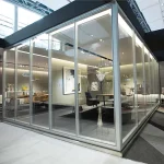 Buy office glass partition wall with soundproof in low price
