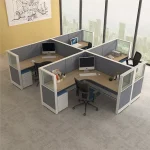 Hot seller in America 4 people office workstation desk in bulk