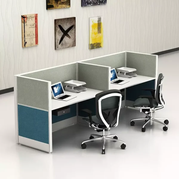 Manufacturing 2 Person Table Partition Modern Office Work Stations Wholesale From Factory