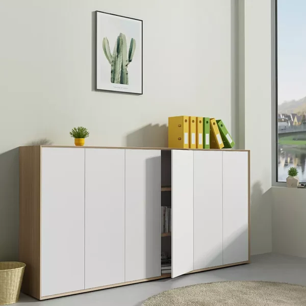 Buy home office combination swing door storage wooden filing cabinets from factory