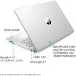 HP 15-inch Touchscreen Laptop, AMD Athlon Gold 3150U, 4 GB RAM, 128 GB SSD, Windows 10 Home in S Mode (15-ef1010nr, Natural Silver) - Image 3