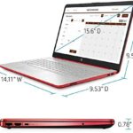 2022 Newest HP 15 15.6” HD Display Laptop Notebook, Intel Pentium Quad-Core N5000(Up to 2.7GHz), 8GB DDR4 RAM, 128GB SSD, 1-Year Office 365, HDMI, USB-C, WiFi, Webcam, Win10, Scarlet Red +JVQ MP - Image 5