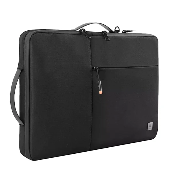 WiWU Alpha Double Layer Sleeve Waterproof Faux Fur Lining Computer Compartment Handbag