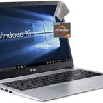 Acer Aspire 5 Slim Laptop, 15.6 inch FHD IPS Display, AMD Ryzen 3 3200U (Beat i5 7200U), 12GB DDR4, 256GB PCIe SSD, Backlit Keyboard, Wi-Fi 6, Windows 10, JAWFOAL
