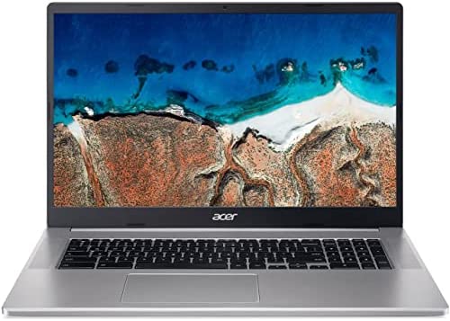 Acer Chromebook 317 17.3” FHD Intel Celeron N4500 64GB eMMC 4GB RAM Silver