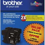 Brother LC65HYBK2 High-Yield 2-Pack -Ink Cartridge, 900 Page-Yield, Black