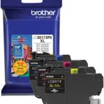 Brother Printer LC30173PK High Yield XL 3 Pack Ink Cartridges- 1 Ea: Cyan/Magenta/Yellow Ink