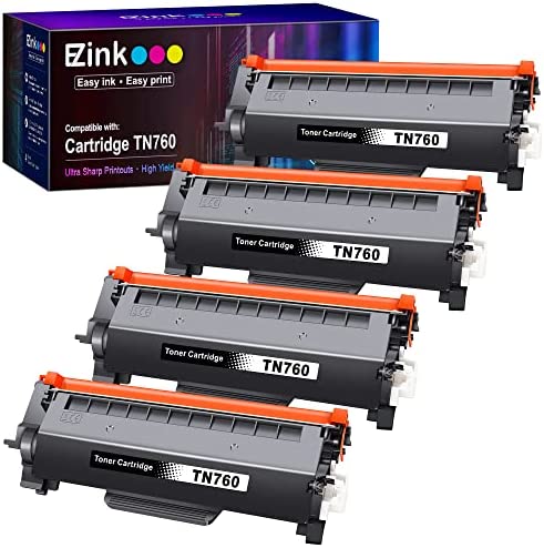 E-Z Ink (TM) Compatible Toner Cartridge Replacement for Brother TN760 TN-760  TN730 to Use with