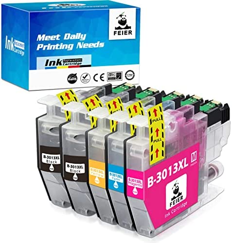 FEIER LC3013 LC3011 Compatible Ink Cartridge Replacement for Brother LC 3013 LC3011 Ink Cartridge Work for MFC-J895DW MFC-J497DW MFC-J491DW MFC-J690DW MFC J895DW MFC J497DW MFC J491DW MFC J690DW