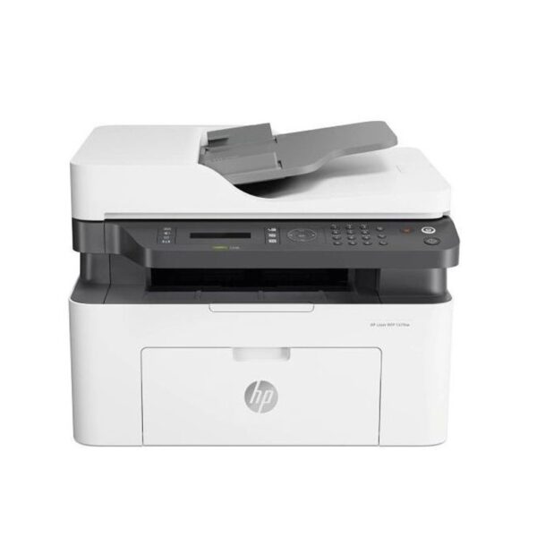 HP 137fnw Personal Laser Multifunction Printer - White and Black (4ZB84A)