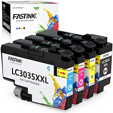 LC3035 BK/C/M/Y Ink Cartridges,High-Yield,4 Pack,Replacement for Brother LC3033 LC3035 LC3033BK LC3035BK, Work with Brother MFC-J995DW, MFC-J805DW, MFC-J815DW Printer, LC3033 Ink Cartridges