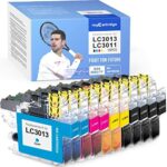 MYCARTRIDGE LC3013 Compatible Ink Cartridge for Brother LC3013 LC3011 LC 3013 LC 3011 with MFC-J491DW MFC-J895DW Printer Ink ,LC3013 BK C M Y, 10-Pack