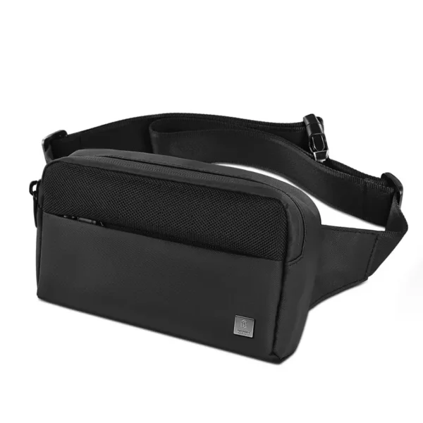 WiWU Metro Mate Waterproff Nylon Fanny Pack Slim Waist Chest Pack Adjustable Strap Pouch Bag