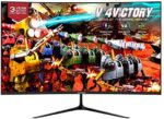 VIOTEK GNV27CB 165hz 27-Inch Curved Gaming Monitor | 1920x1080p w/ 3,000:1 Contrast | FreeSync | 1x DP, 1x HDMI, Speakers | VESA | 3 Years Zero Dead Pixels