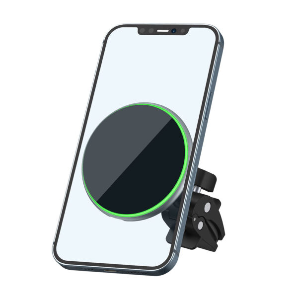 WiWU Liberator Magnetic Wireless Car Charger CH308 15W Magsafe Compatible Universal In-Car Fast Charging