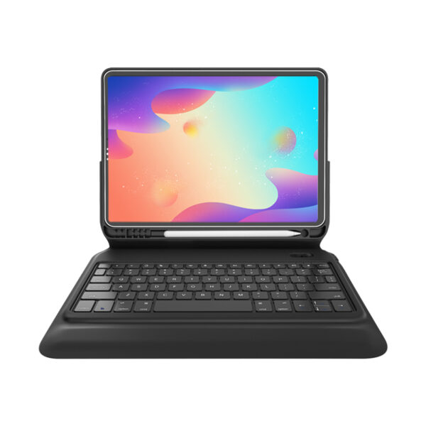 WiWU iPad Keyboard Casewith TPU Frame Plug Play Tablet Case with Stand Function Portable BT5.0 Wireless
