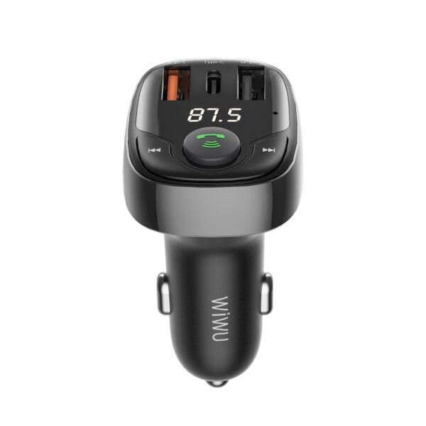 WiWU Portable 3 Ports Quick Charging USB Type C Car Charger for iPhone PD & QC Cell Phone Wireless Car Chargers