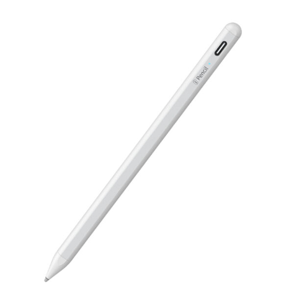 WiWU Pencil X White Aluminum Alloy Palm Rejection Active Pencil Stylus Pen For Phone Tablet