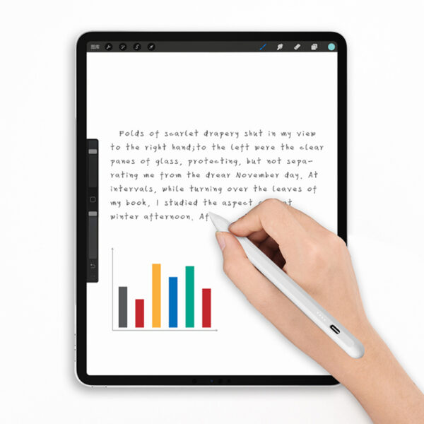 WiWU Pencil Pro Stylus Pen for iPad Palm Rejection Capacitative Touch Screen Tablet Active Stylus Pencil
