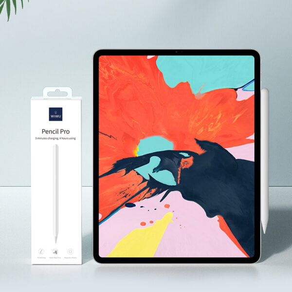 WiWU Update one with 4 LED Pencil Pro Palm Rejection Capacitative Touch Screen Tablet Active Stylus Pen for iPad