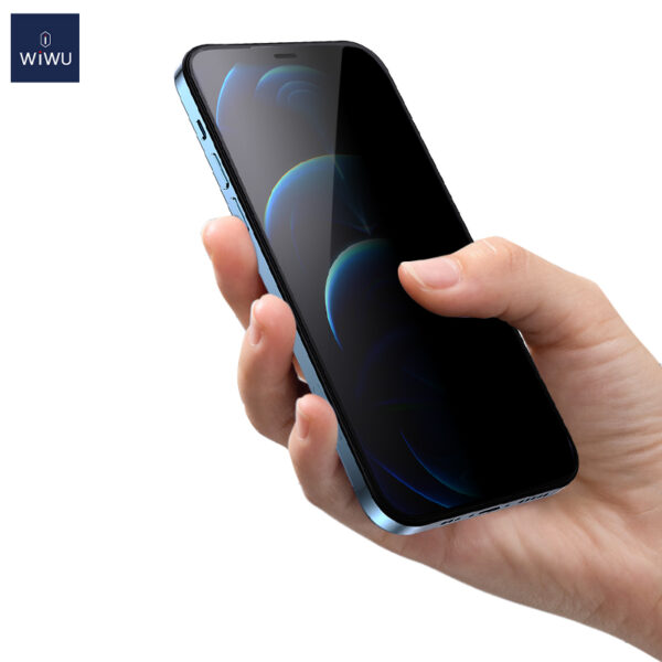 WiWU Privacy 2.5D Protector Tempered Glass for iPhone 13 Pro Max Anti-spy Mobile Phone Screen Protective Film 6.1'' 6.7''
