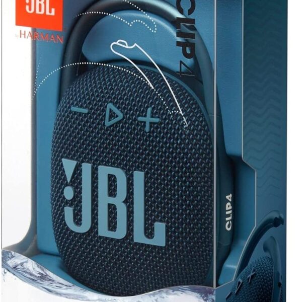  JBL Clip 4: Portable Speaker with Bluetooth, Built-in Battery,  Waterproof and Dustproof Feature - Black (JBLCLIP4BLKAM) : Electronics