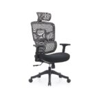 Swivel Office Chairs with Metal Base with Head Rest