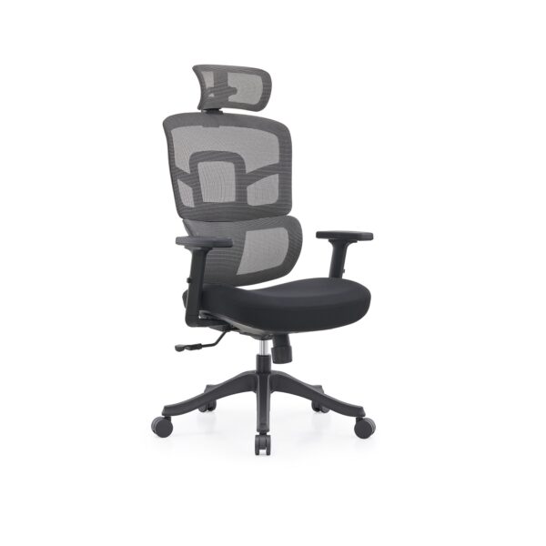 Swivel Office Chairs with Metal Base with Head Rest