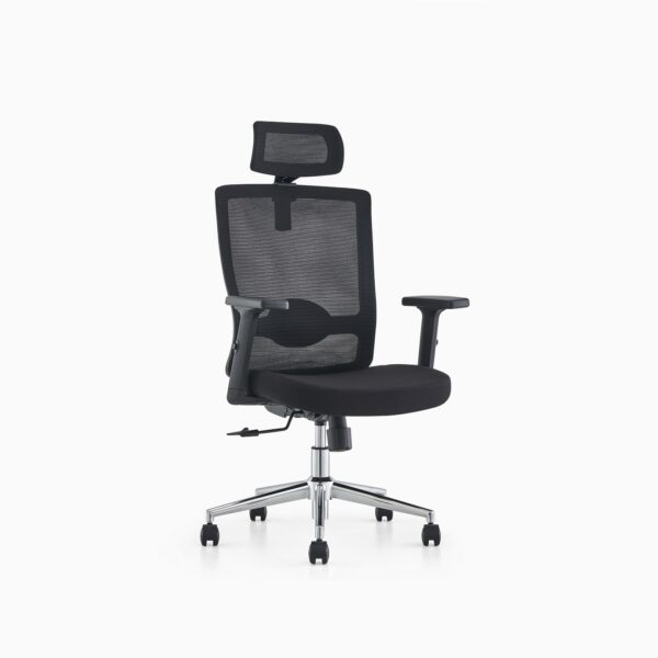 Swivel Office Chairs with Chrome Base with Head Rest 768