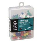 Deli Coloured Push Pin-100 Pcs