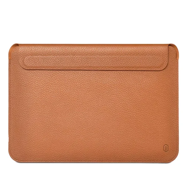 WIWU Genuine Leather Laptop Sleeve Skin Pro Laptop Case with Magnetic Closure for Macbook 12/13.3/14.2/16/16.2inch Ultra Slim Protective Bag
