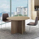 Wooden Round Coffee Table - Xinda Clover