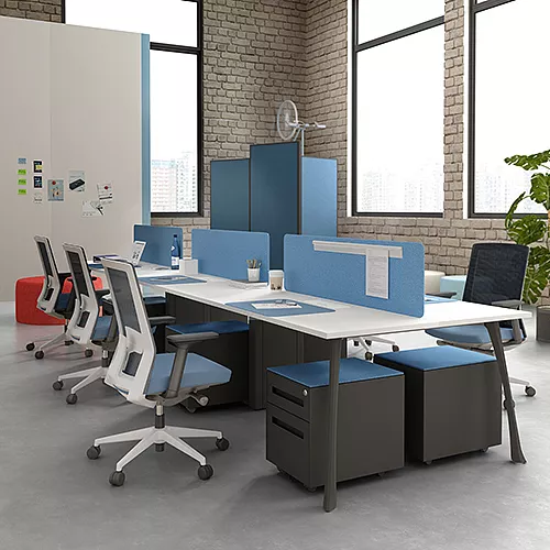 Quality staff office table 6-seater workstation modular furniture suppliers