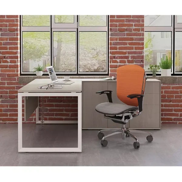 Low Price MDF Desktop Office Desk Modern Executive Desk Through Factory In China